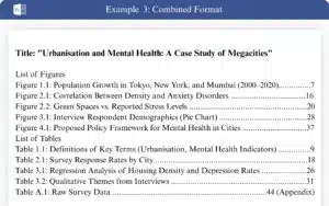 list of figures and tables example