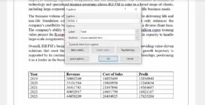 List of figures and tables