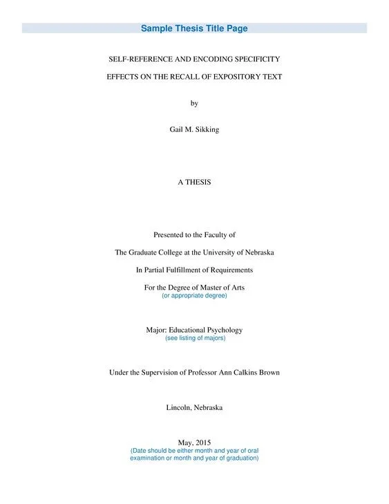 construction dissertation title examples