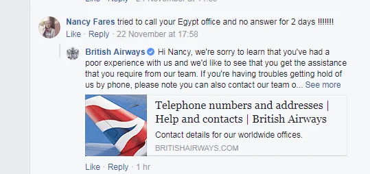 Cognitive Dissonance on Social Media Post of British Airways