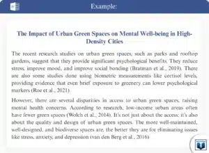 literature review example