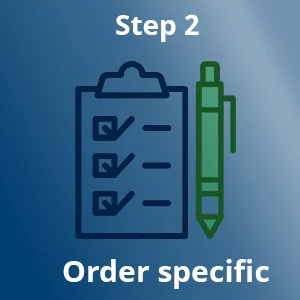 order steps