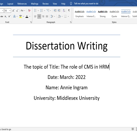 dissertation for marketing topics