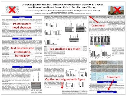 Sample of a Weak Academic Poster 