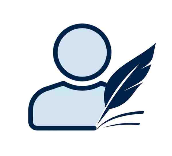 Person with Quill Pen