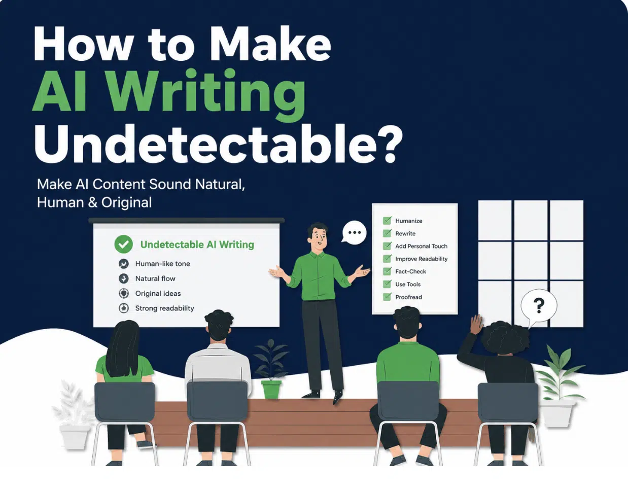 How to Make AI Writing Undetectable?