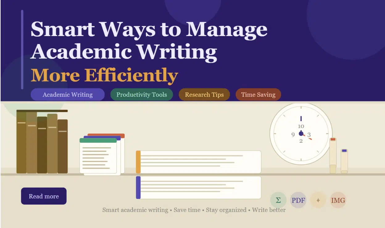 Smart Ways to Manage Academic Writing More Efficiently