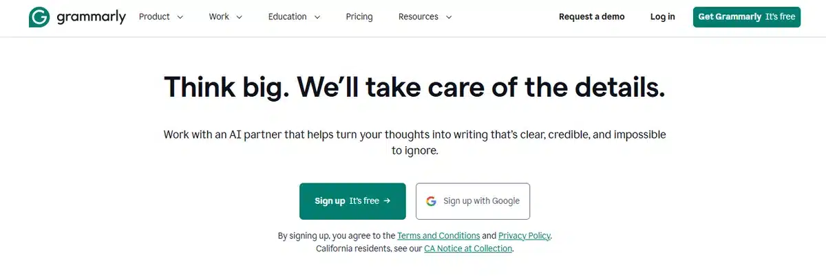 Grammarly checking grammar and clarity in dissertation writing