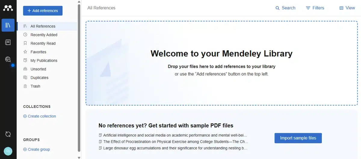 Mendeley reference manager for reading and annotating research PDFs